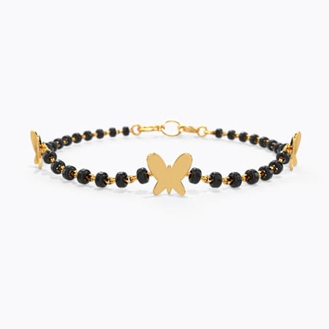 Flutter Baby Nazaria Gold Bracelet Gold Bracelets 18 Karat Yellow Gold Flutter Baby Nazaria Gold Bracelet