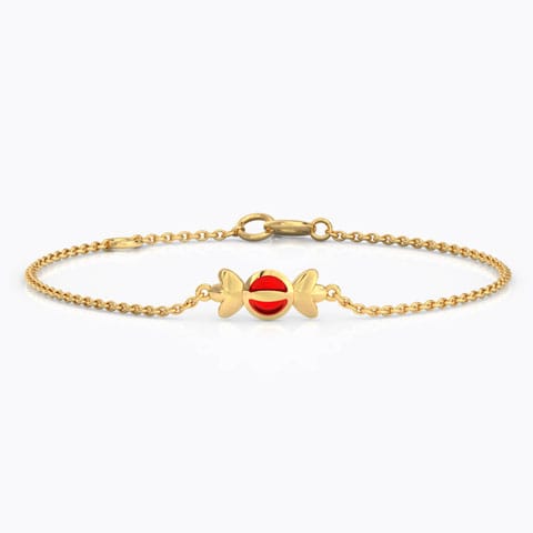 Candy Crush Kids' Gemstone Bracelet Gold Bracelets 14 Karat Yellow Gold Candy Crush Kids' Gemstone Bracelet