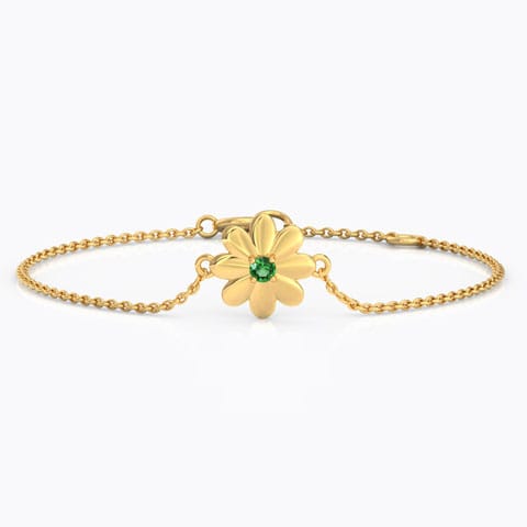 Bloom Kids' Gemstone Bracelet Gold Bracelets 14 Karat Yellow Gold Bloom Kids' Gemstone Bracelet