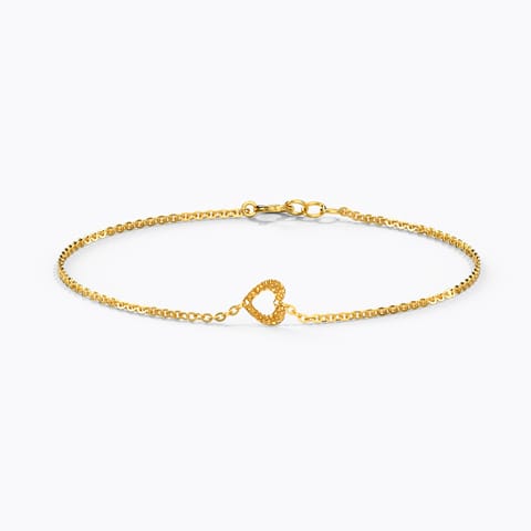 Starry Love Gold Bracelet Gold Bracelets 14 Karat Yellow Gold Starry Love Gold Bracelet