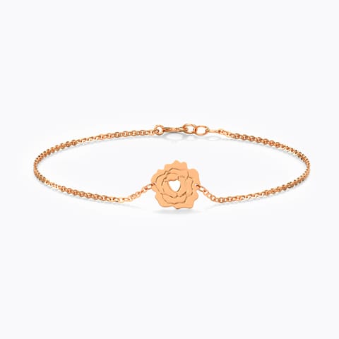 Cherish Floret Gold Bracelet Gold Bracelets 14 Karat Rose Gold Cherish Floret Gold Bracelet