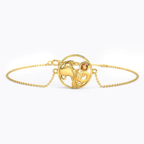 Alluring Aquarius Zodiac Gemstone Bracelet Gold,Gemstone Bracelets 14 Karat Yellow Gold Alluring Aquarius Zodiac Gemstone Bracelet