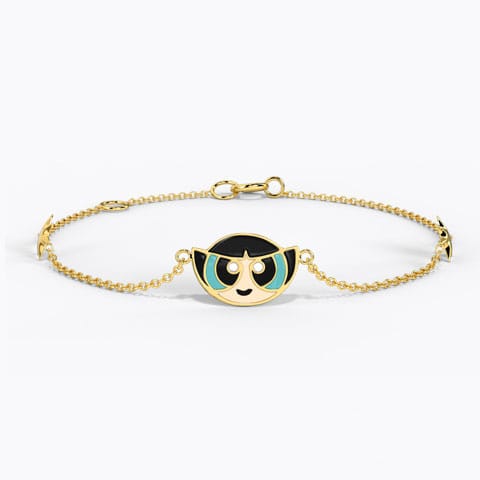 Starry Buttercup Kids' Gold Bracelet Gold Bracelets 14 Karat Yellow Gold Starry Buttercup Kids' Gold Bracelet