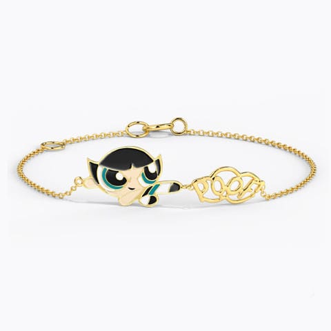 Poof Buttercup Kids' Gold Bracelet Gold Bracelets 14 Karat Yellow Gold Poof Buttercup Kids' Gold Bracelet