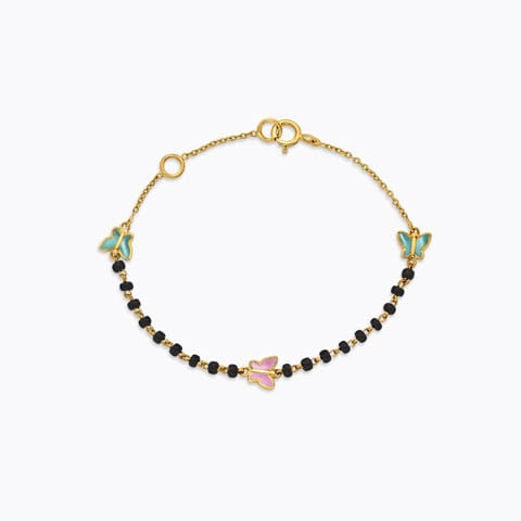 Butterflies Baby Nazaria Gold Bracelet Gold Bracelets 14 Karat Yellow Gold Butterflies Baby Nazaria Gold Bracelet
