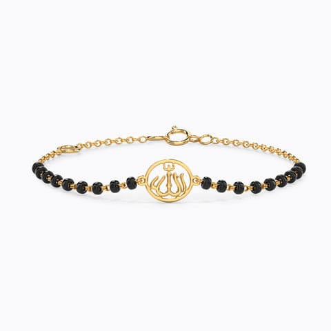 Religious Baby Nazaria Gold Bracelet Gold Bracelets 14 Karat Yellow Gold Religious Baby Nazaria Gold Bracelet