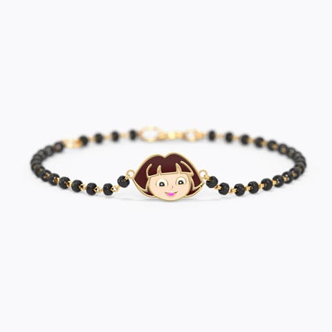 Dora The Explorer's Baby Nazaria Gold Bracelet Gold Bracelets 14 Karat Yellow Gold Dora The Explorer's Baby Nazaria Gold Bracelet