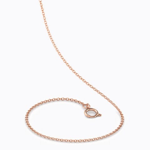 Vivid Cable Gold Chain Gold Chains 18 Karat Rose Gold Vivid Cable Gold Chain