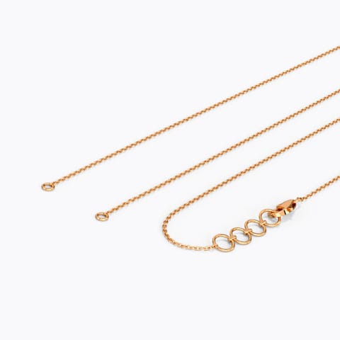 Rashi Mangalsutra Gold Cable Chain Gold Chains 14 Karat Rose Gold Rashi Mangalsutra Gold Cable Chain