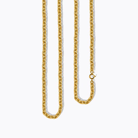 Elliot Gold Cable Chains Gold Chains 14 Karat Yellow Gold Elliot Gold Cable Chains