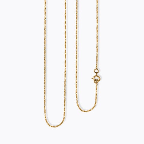 Zoey 3G Box Gold Chains Gold Chains 14 Karat Yellow Gold Zoey 3G Box Gold Chains