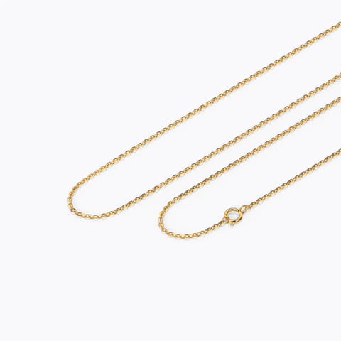 Amaira Dazzling Gold Cable Chain Gold Chains 14 Karat Yellow Gold Amaira Dazzling Gold Cable Chain