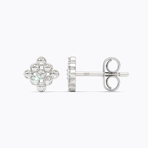 Rise again Diamond Earrings in 925 Silver Rise again Diamond Earrings in 925 Silver