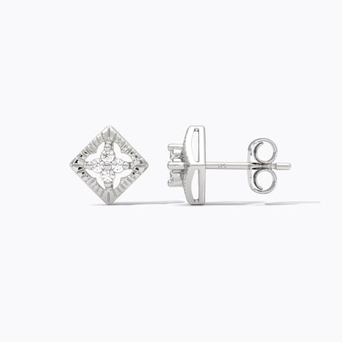 Every step forward Diamond Earrings in Gold Plated 925 Silver Every step forward Diamond Earrings in Gold Plated 925 Silver