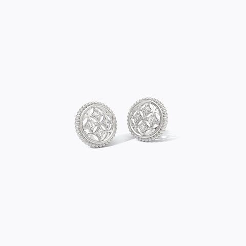 Capable Diamond Earrings in 925 Silver
