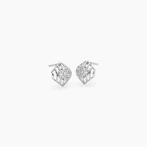 Take the leap Diamond Earrings in 925 Silver