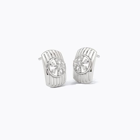 Still we rise Diamond Earrings in Gold Plated 925 Silver