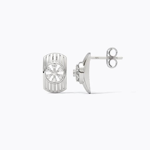 Still we rise Diamond Earrings in Gold Plated 925 Silver Still we rise Diamond Earrings in Gold Plated 925 Silver
