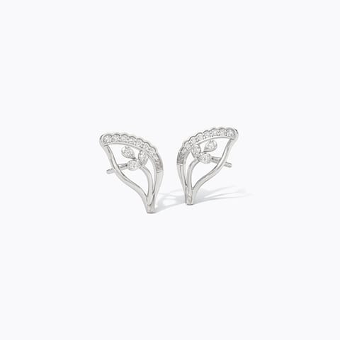 Take the lead Diamond Earrings in 925 Silver