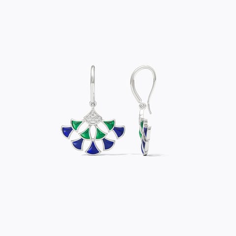 Regal 925 Silver Diamond Earrings