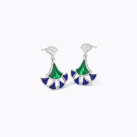 Royal 925 Silver Diamond Earrings