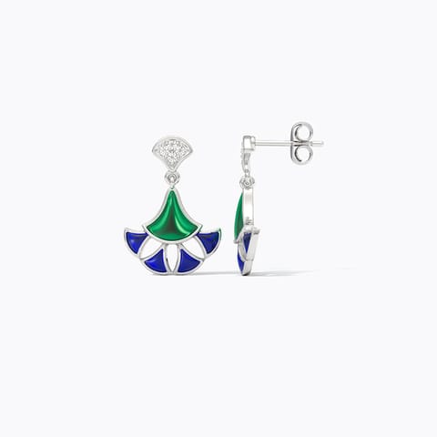 Royal 925 Silver Diamond Earrings