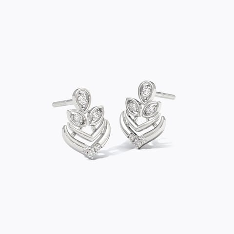 Soul 925 Silver Diamond Earrings