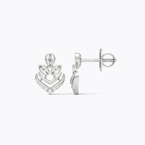 Soul 925 Silver Diamond Earrings