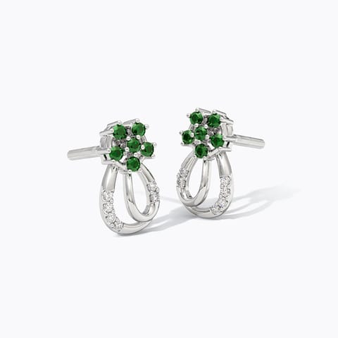 Ravish 925 Silver Diamond Earrings