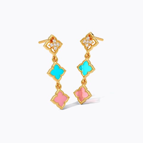 Unshackled 925 Silver Gold-Plated Earrings