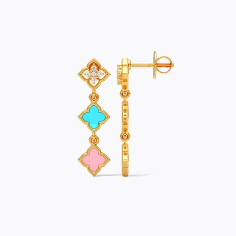 Unshackled 925 Silver Gold-Plated Earrings