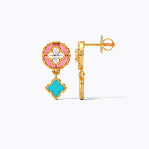 Glided 925 Silver Gold-Plated Earrings