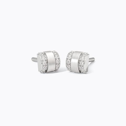 Zoe 925 Silver Diamond Earrings