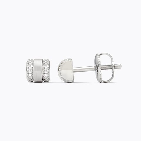 Zoe 925 Silver Diamond Earrings