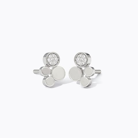 Sloane 925 Silver Diamond Earrings