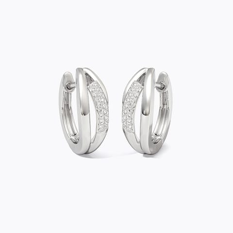 Nova 925 Silver Diamond Earrings