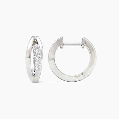 Nova 925 Silver Diamond Earrings