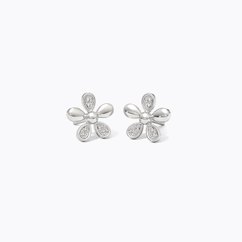 Girly Pop 925 Silver Diamond Earrings Girly Pop 925 Silver Diamond Earrings
