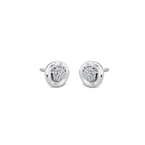 Misty Marvel 925 Silver Diamond Earrings Misty Marvel 925 Silver Diamond Earrings