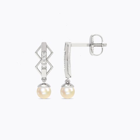 Cassiopeia Gold Plated 925 Silver Diamond Drop Earrings Cassiopeia Gold Plated 925 Silver Diamond Drop Earrings