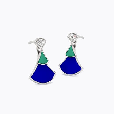 Capella 925 Silver Diamond Earrings