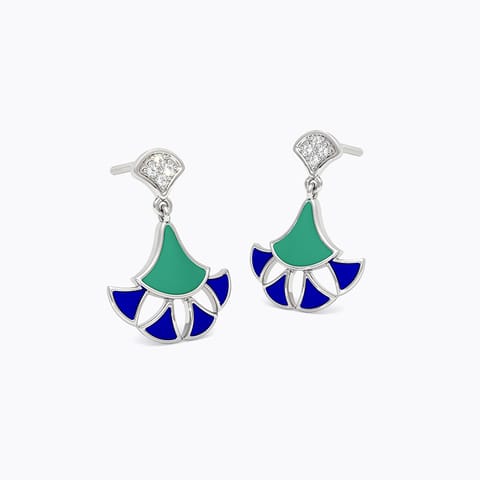 Rigel 925 Silver Diamond Earrings Rigel 925 Silver Diamond Earrings