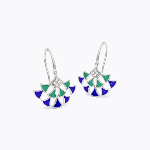 Spica 925 Silver Diamond Earrings Spica 925 Silver Diamond Earrings