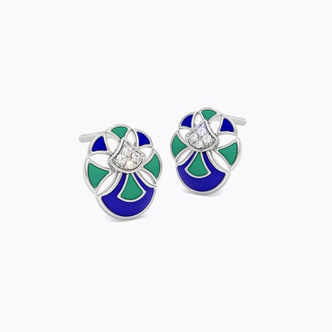 Polaris 925 Silver Diamond Earrings Polaris 925 Silver Diamond Earrings
