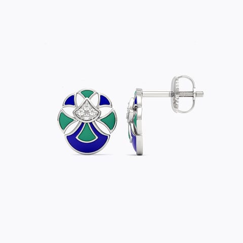 Polaris 925 Silver Diamond Earrings Polaris 925 Silver Diamond Earrings