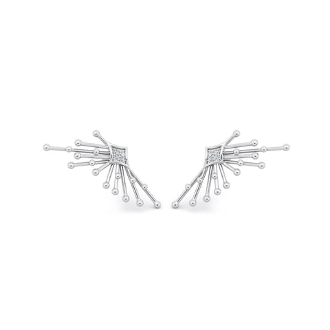 Orion 925 Silver Diamond Earrings