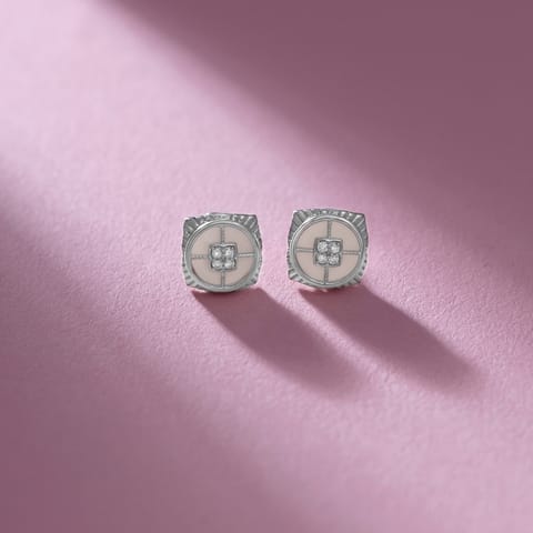 Notturno 925 Silver Diamond Earrings Notturno 925 Silver Diamond Earrings