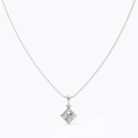 Time is now Diamond Necklace in 925 Silver Time is now Diamond Necklace in 925 Silver