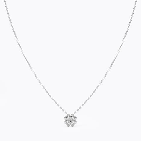Rise again Diamond Necklace in 925 Silver