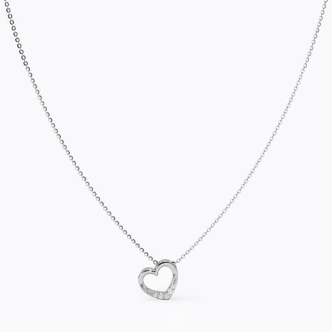 Embrace your Sparkle Diamond Necklace in 925 Silver